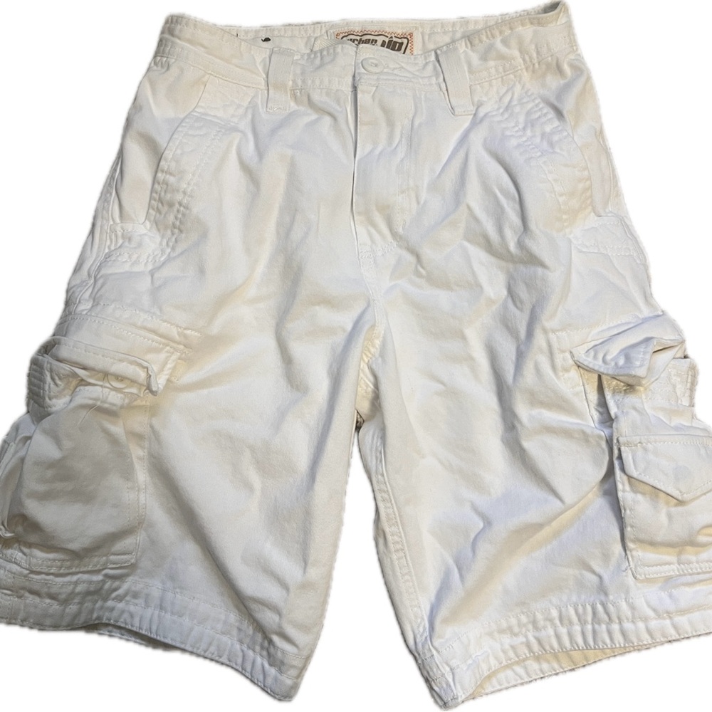 Men’s Urban UP pipeline men’s cargo pants sz 30 white 100% cotton